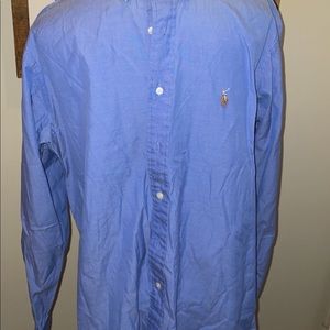 MENS Ralph Lauren button down casual dress shirt